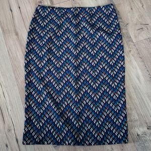 Loramendi | Chevron Pencil Skirt